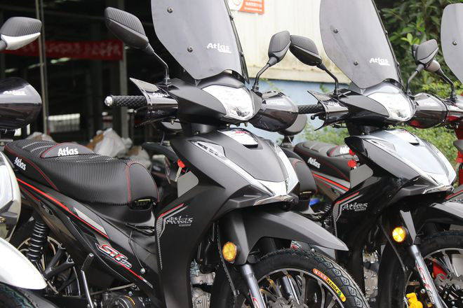 Mẫu xe số phổ thông được trang bị đầy đủ như một chiếc xe chuyên phượt
