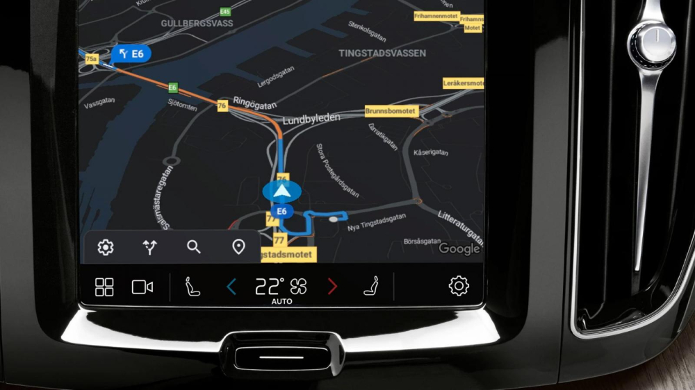 Màn hình thông tin giải trí dùng hệ điều hành Android Automotive OS
