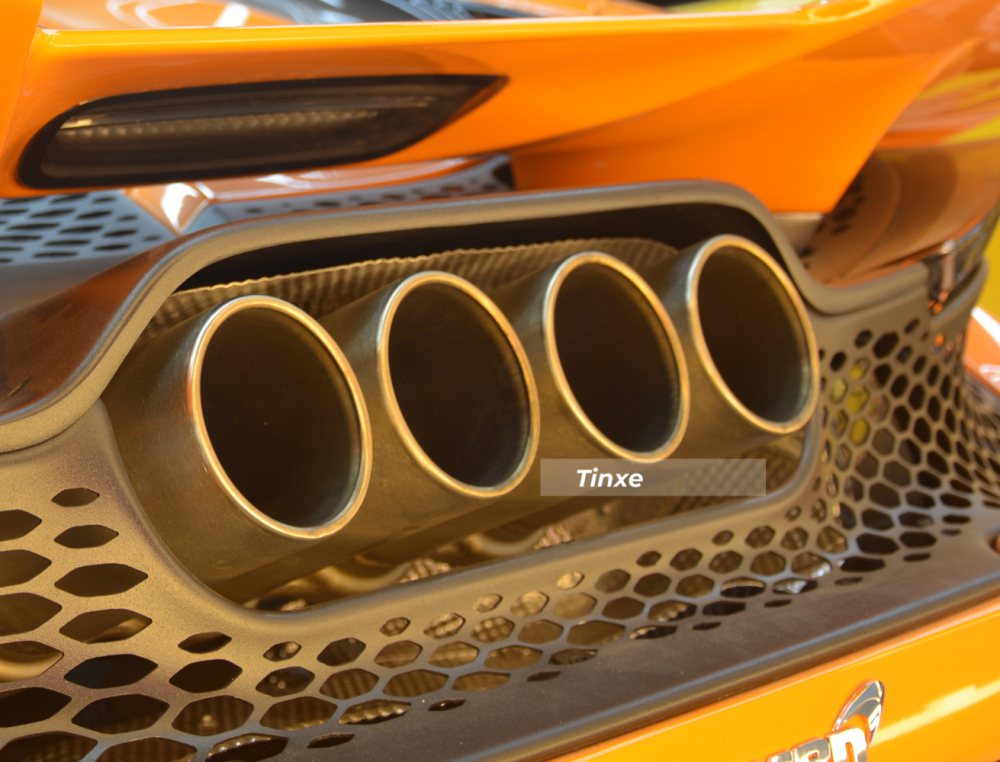 Ống xả của McLaren 765LT