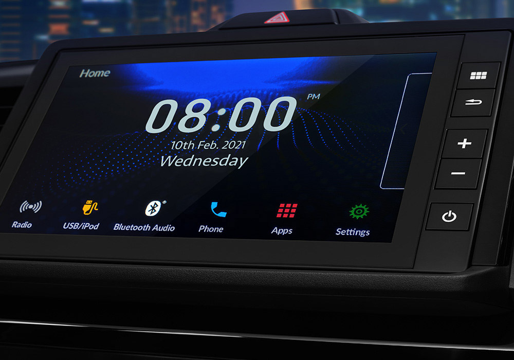 M&agrave;n h&igrave;nh th&ocirc;ng tin giải tr&iacute; của Honda City Hatchback 2021