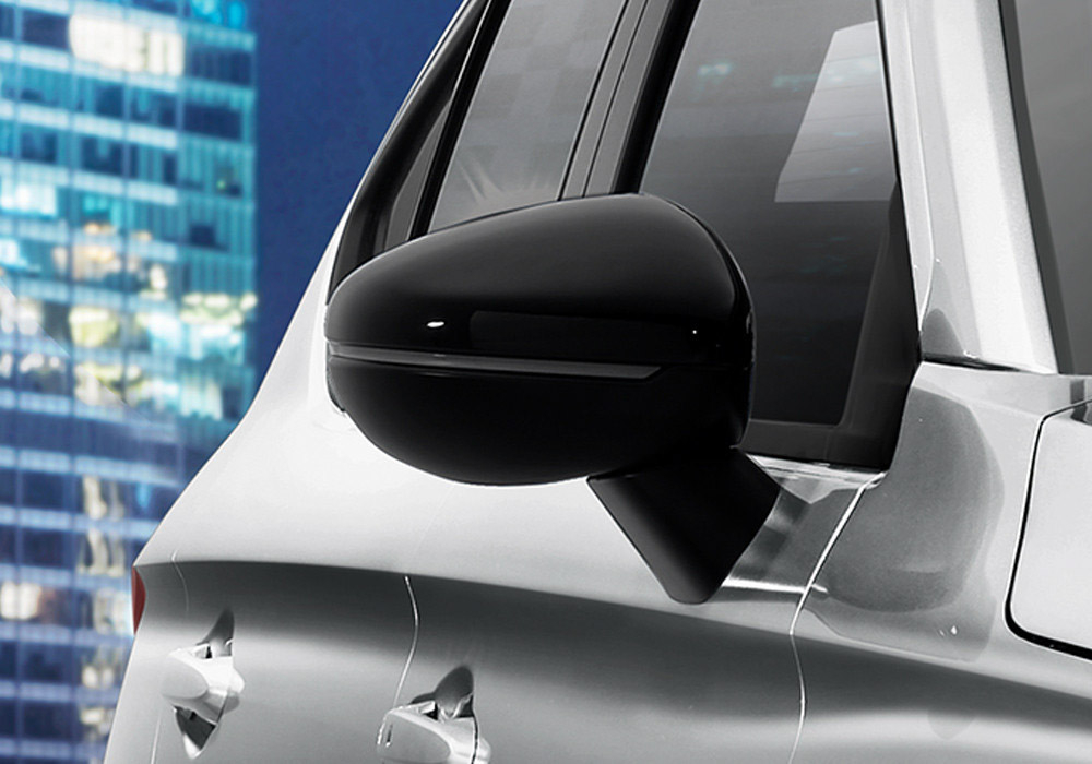 Honda City Hatchback 2021 c&oacute; những chi tiết ngoại thất m&agrave;u đen như vỏ gương chiếu hậu