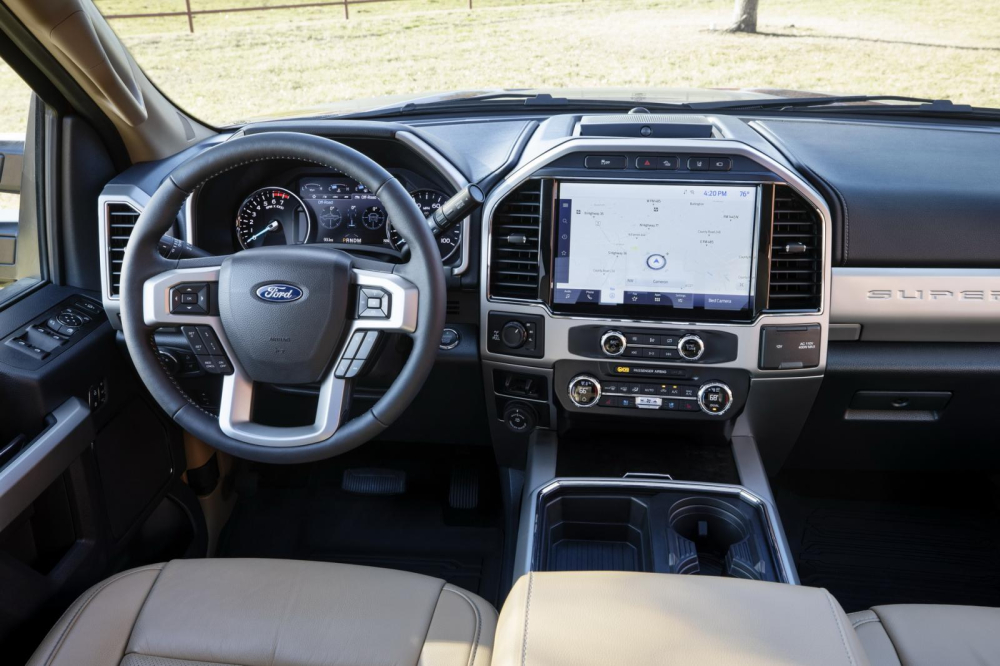 Ford Super Duty 2022 được trang bị màn hình cảm ứng 12 inch