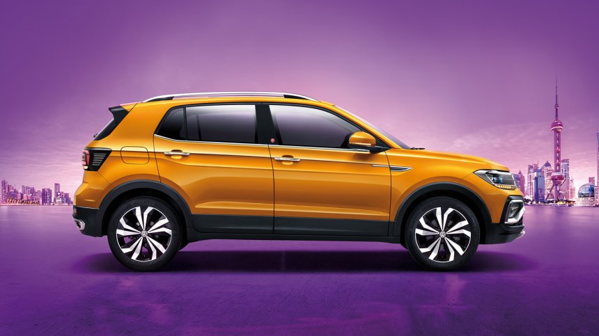 Volkswagen T-Cross 2021 có kích thước khá nhỏ