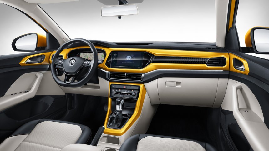 Nội thất bên trong Volkswagen T-Cross 2021