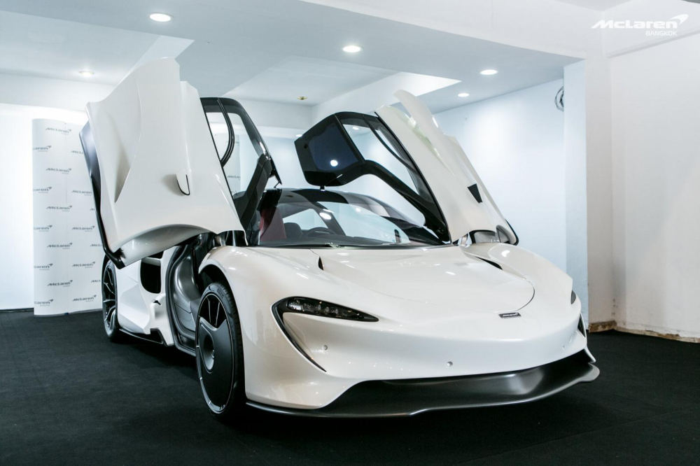 Diện mạo siêu xe McLaren Speedtail đầu tiên đến Thái Lan