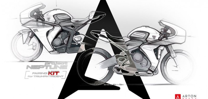 Bộ kit biến Triumph Trident th&agrave;nh Cafe Racer tuyệt đẹp
