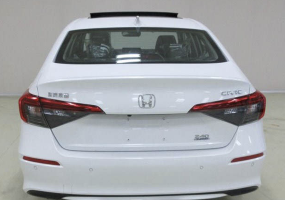 Thiết kế phía sau của Honda Civic Sedan thế hệ thứ 11