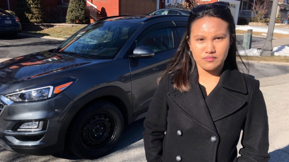 C&ocirc; Mesa v&agrave; chiếc Hyundai Tucson của m&igrave;nh