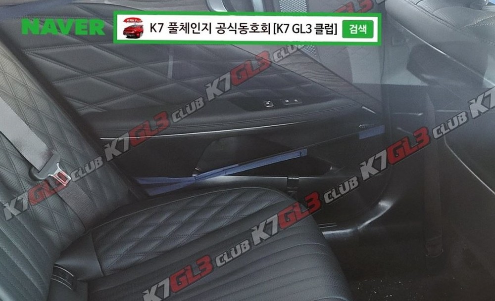 Ghế của Kia K8 2022 được bọc da sang trọng
