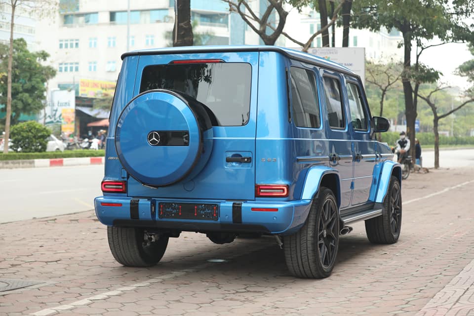 Số lượng xe Mercedes-AMG G63 màu xanh dương tại Việt Nam khá hiếm Số lượng xe Mercedes-AMG G63 màu xanh dương tại Việt Nam khá hiếm