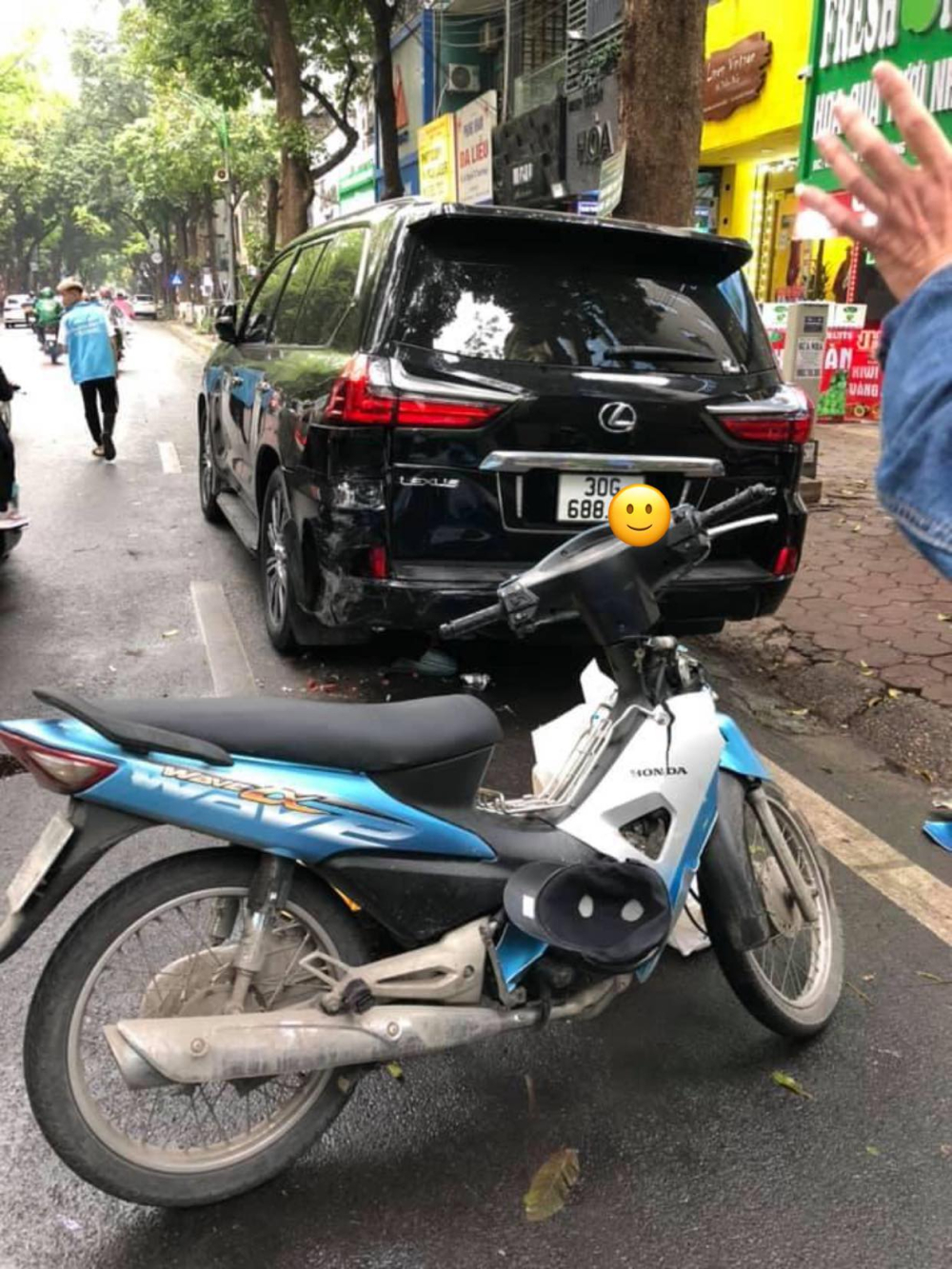 Hiện trường vụ tai nạn