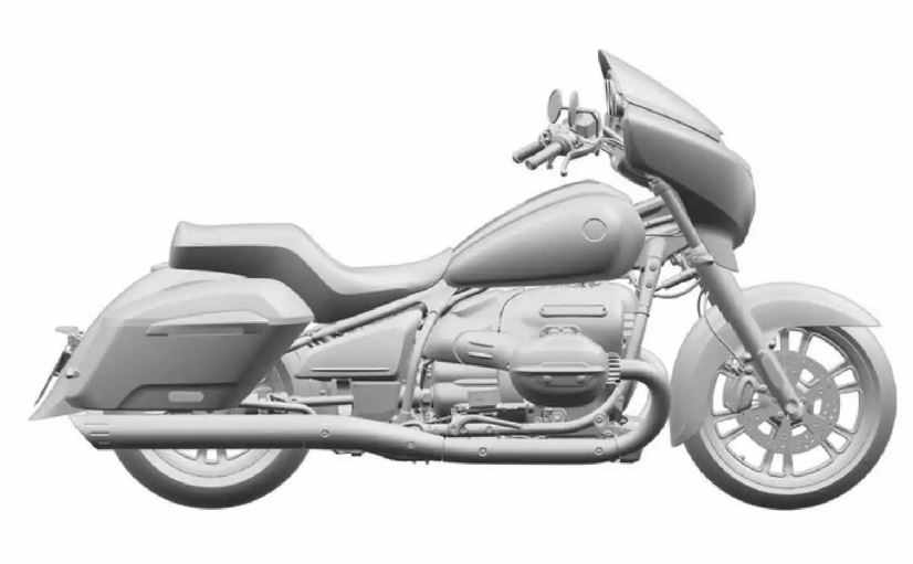 BMW R18 Touring hé lộ bản vẽ thiết kế