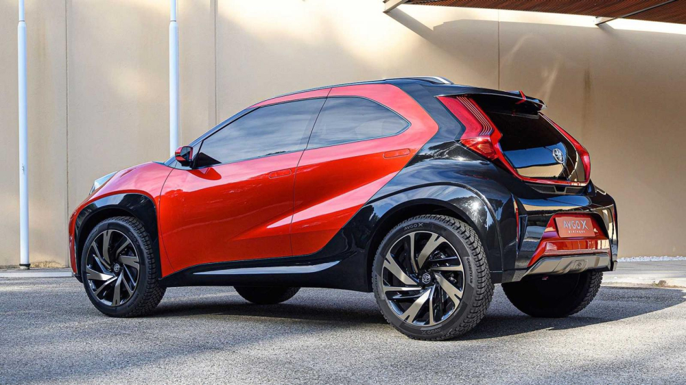 Phía sau của Toyota Aygo X Prologue