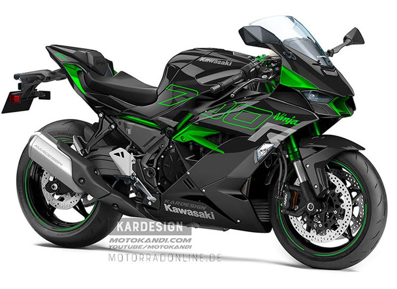 Hình ảnh thiết kế được hé lộ Kawasaki Ninja 700R trước đây bởi một nhà thiết kế đến từ Malaysia