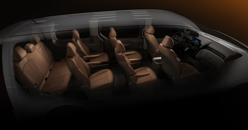 Hyundai Staria với cấu h&igrave;nh ghế 9 chỗ