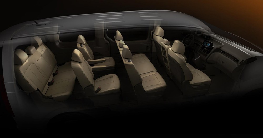 Hyundai Staria với cấu h&igrave;nh ghế 11 chỗ