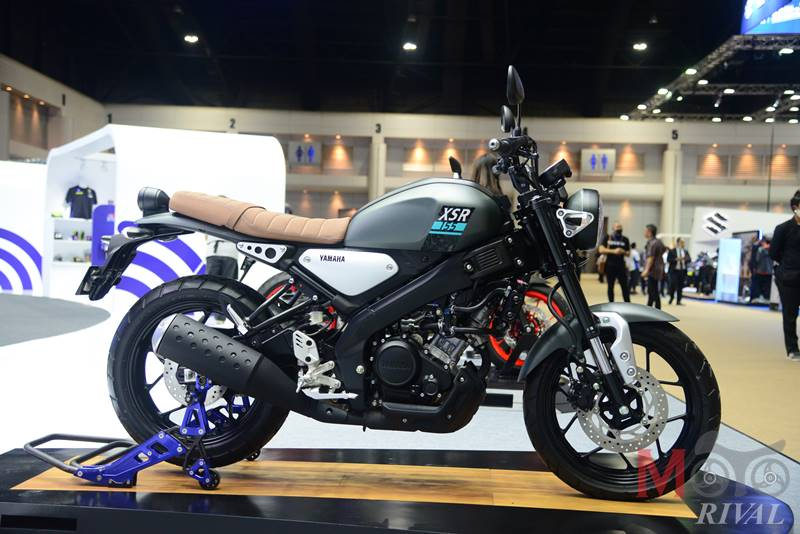 Yamaha XSR155 2021 ra mắt tại triển l&atilde;m BIMS Th&aacute;i Lan
