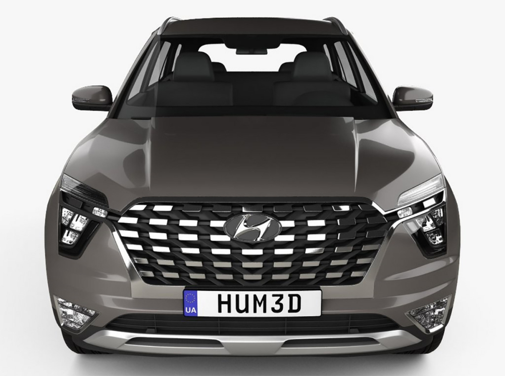 Cận cảnh thiết kế đầu xe của Hyundai Alcazar 2021