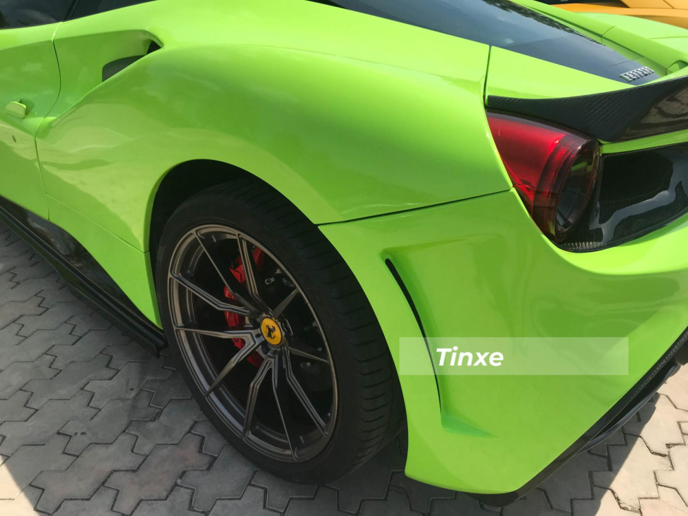 Vòm bánh xe của Ferrari 488 GTB độ SVR được mở rộng Vòm bánh xe của Ferrari 488 GTB độ SVR được mở rộng