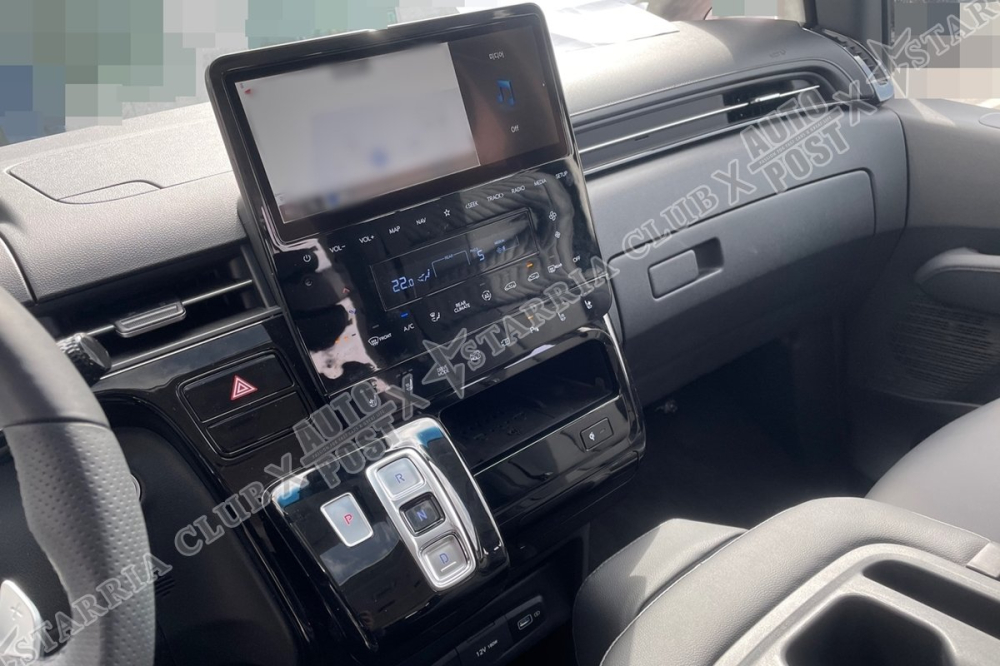 Màn hình thông tin giải trí của Hyundai Staria 2021