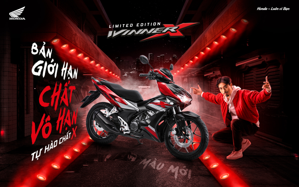 Honda Winner X phiên bản giới hạn khá đẹp mắt