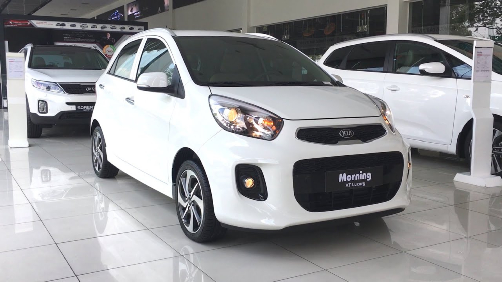 Kia Morning (bản cũ) đang là mẫu xe có kích thước nhỏ gọn nhất phân khúc hatchback hạng A (3.595 x 1.595 x 1.490 mm)