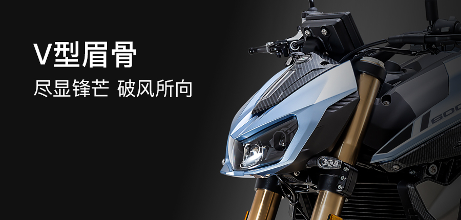 Dàn đầu có thiết kế giống với đàn anh 600 phân khối trước đó
