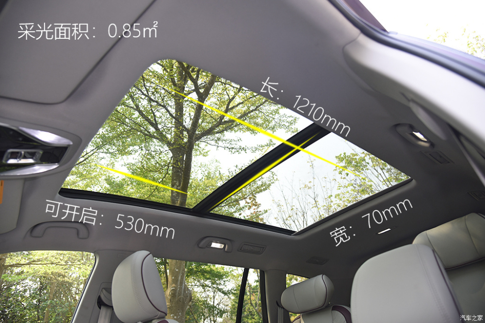Cửa sổ trời toàn cảnh Panorama của Ford Equator 2021