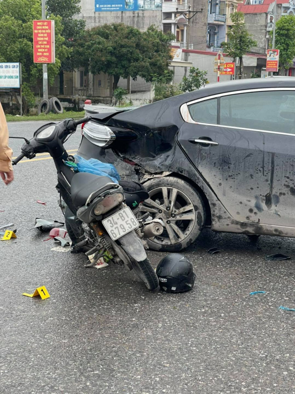 Hiện trường vụ tai nạn