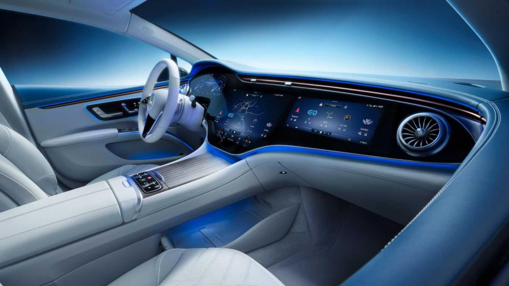 Nội thất của Mercedes EQS 2022 hứa hẹn mang tới một trải nghiệm ho&agrave;n to&agrave;n kh&aacute;c biệt