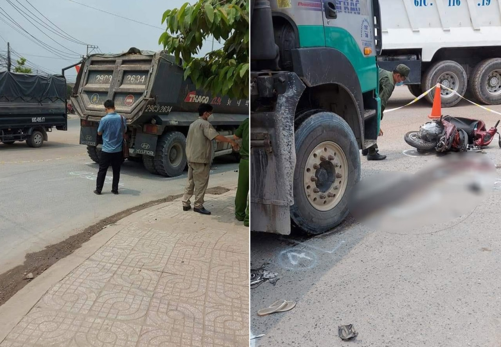 Hiện trường vụ tai nạn thương tâm