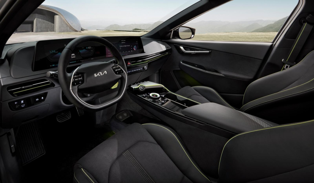 Kia EV6 2021 có vô lăng giống xe sang Genesis của Hyundai