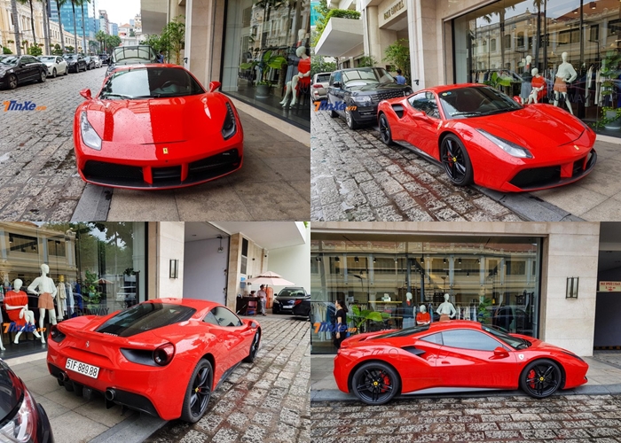 Siêu xe Ferrari 488 GTB mới được Tuấn Hưng bán lại