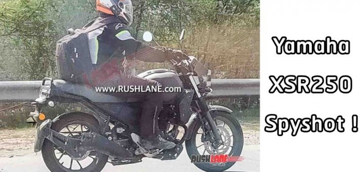 Hình ảnh được chụp lại trên đường chạy thử của Yamaha XSR250