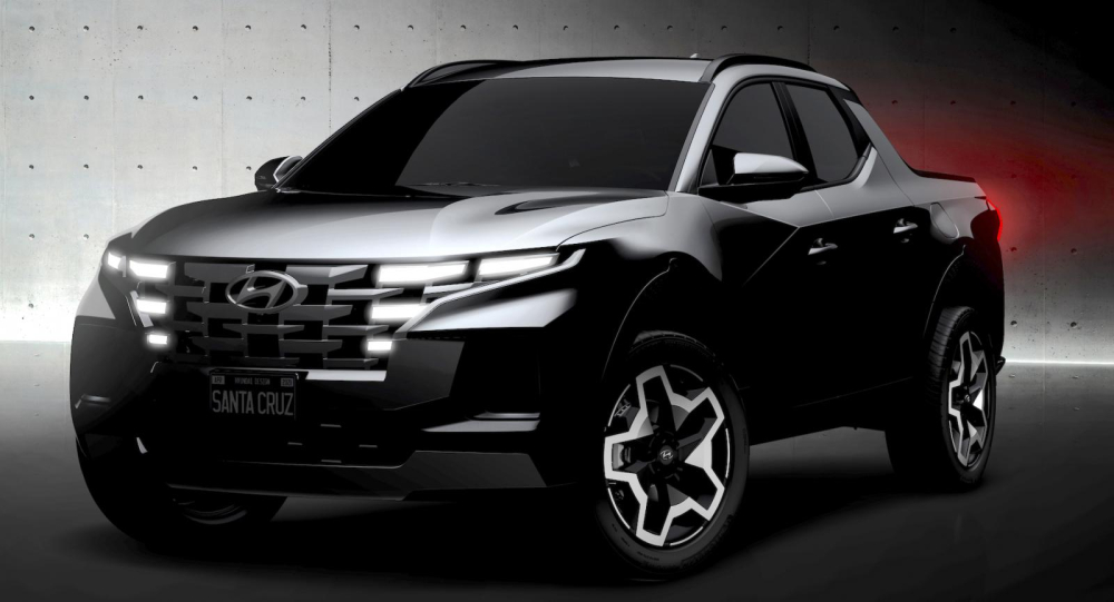 Hyundai Santa Cruz 2022 được hé lộ thiết kế