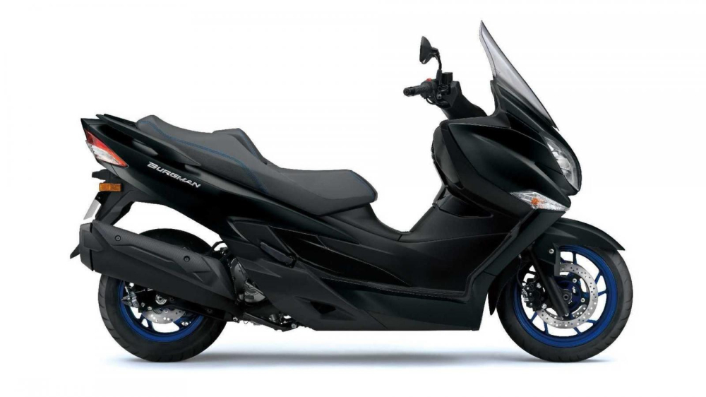 Suzuki Burgman 400 2021 sở hữu thiết kế maxi-scooter đồ sộ