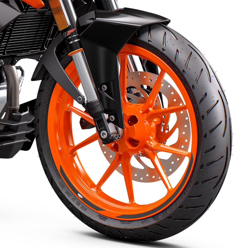 Phuộc ngược USD WP trên Duke 200 2021 Phuộc ngược USD WP trên Duke 200 2021
