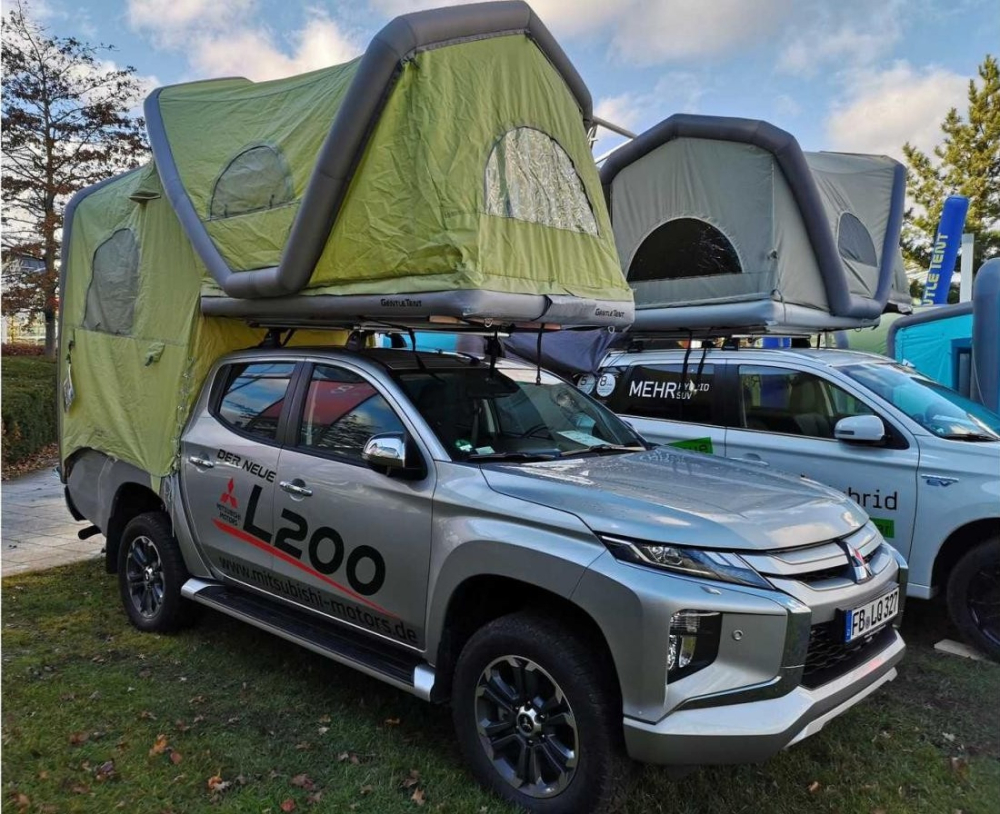 Mitsubishi L200 với lều cắm trại thế này hiện chỉ có ở thị trường Đức
