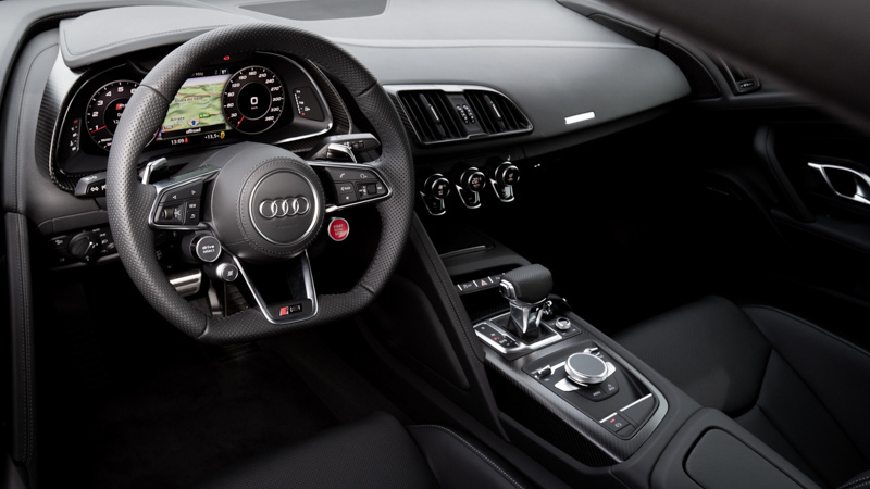 Nội thất si&ecirc;u xe Audi R8 V10 Spyder 2021