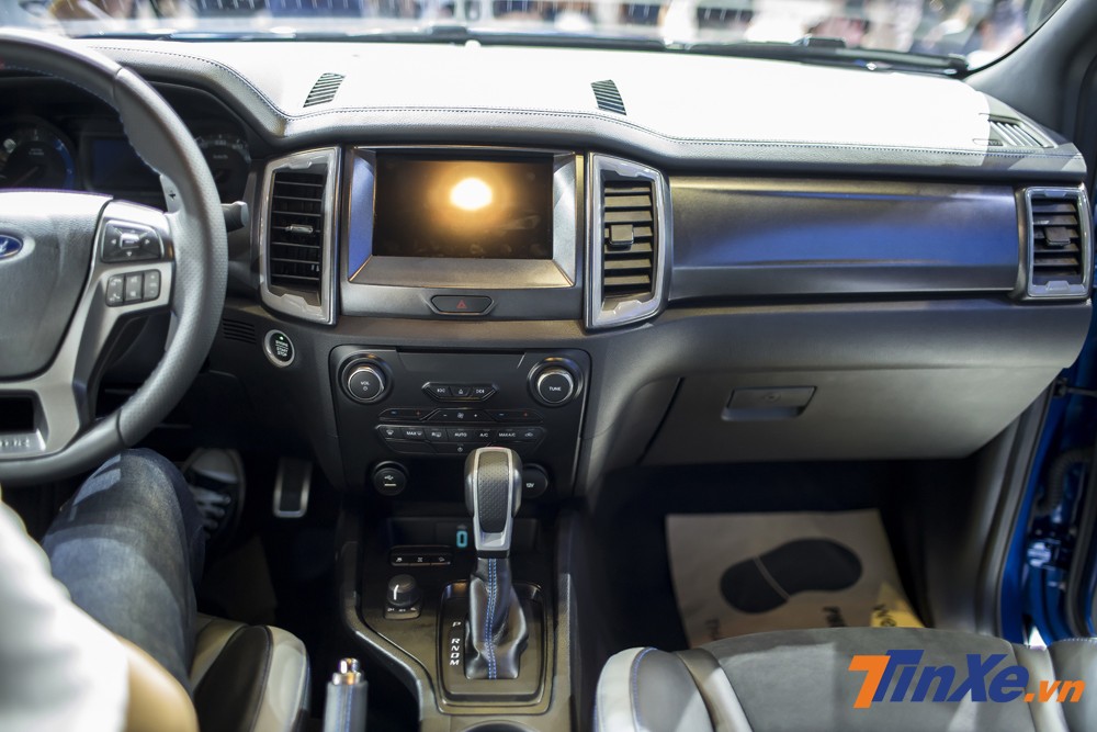 Nội thất của Ford Ranger Raptor.