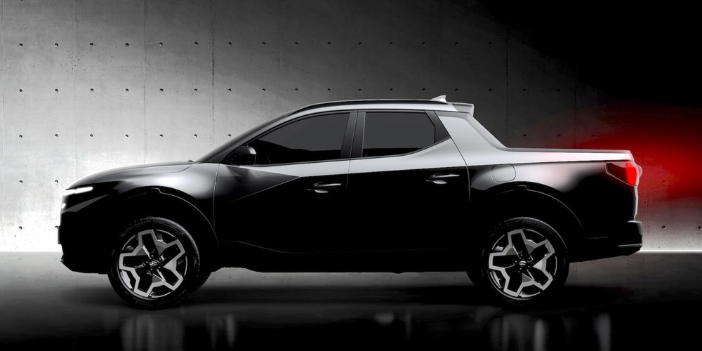 Thiết kế bên sườn của Hyundai Santa Cruz 2022