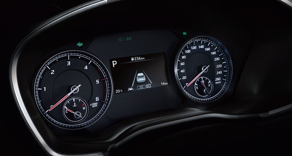 Bảng đồng hồ của Hyundai Santa Fe 2021 bản Style