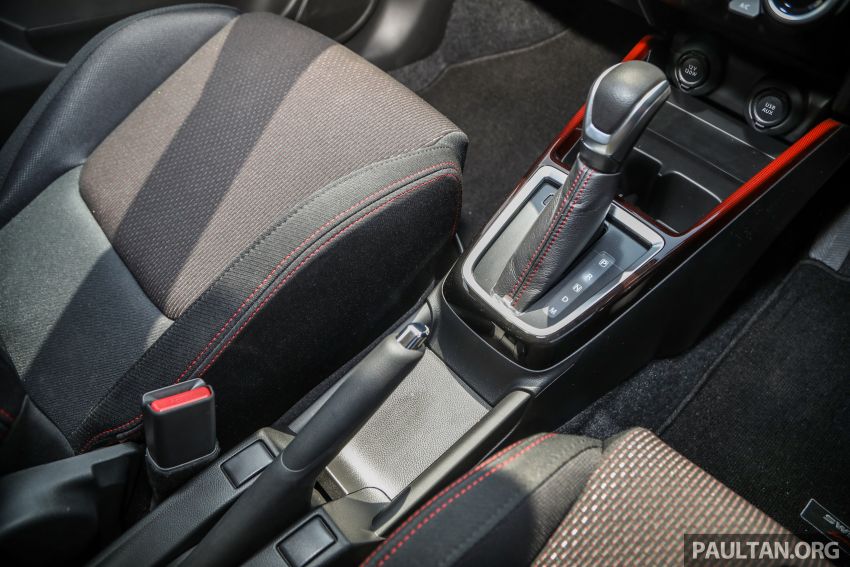Suzuki Swift Sport 2021 chỉ c&oacute; hộp số tự động 6 cấp
