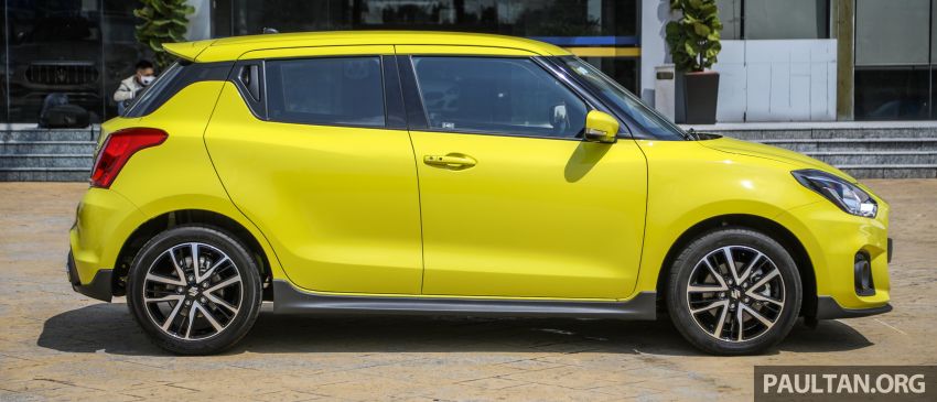 Suzuki Swift Sport 2021 d&ugrave;ng khung gầm Heartec