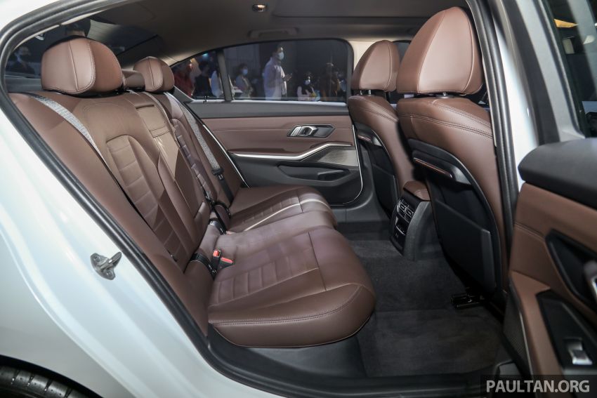 Ghế sau của BMW 3-Series Li 2021
