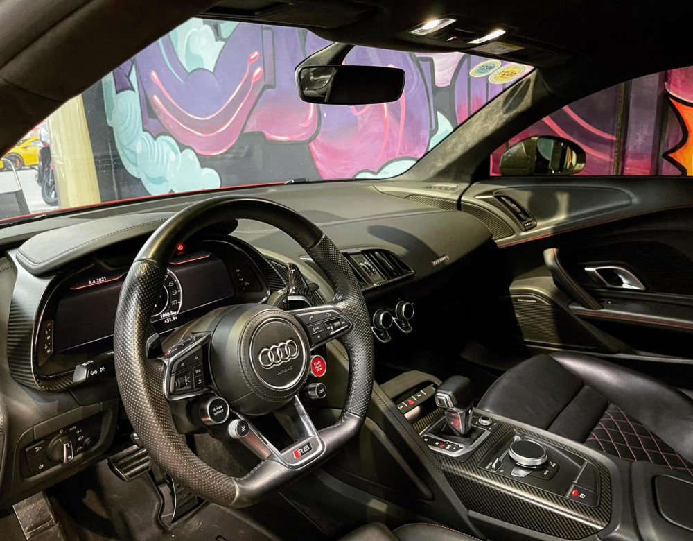 Nội thất siêu xe Audi R8 V10 Plus Nội thất siêu xe Audi R8 V10 Plus