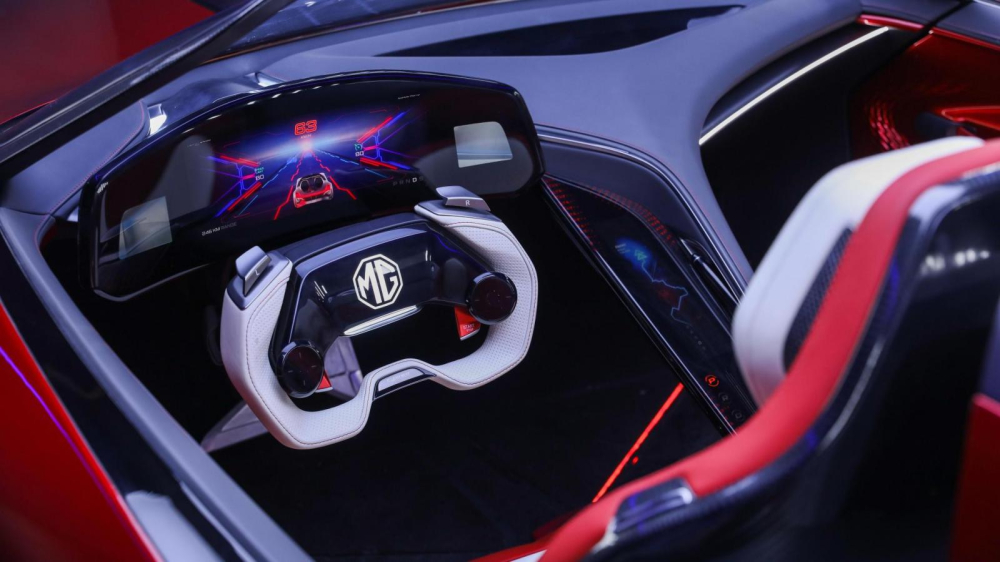 Tay lái của MG Cyberster