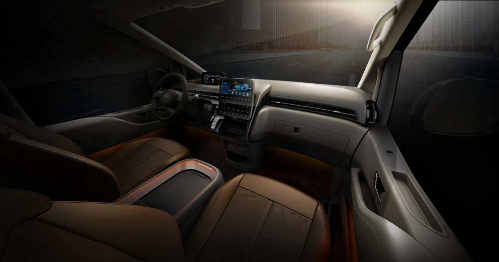 Nội thất của Hyundai Staria 2021 bản cao cấp