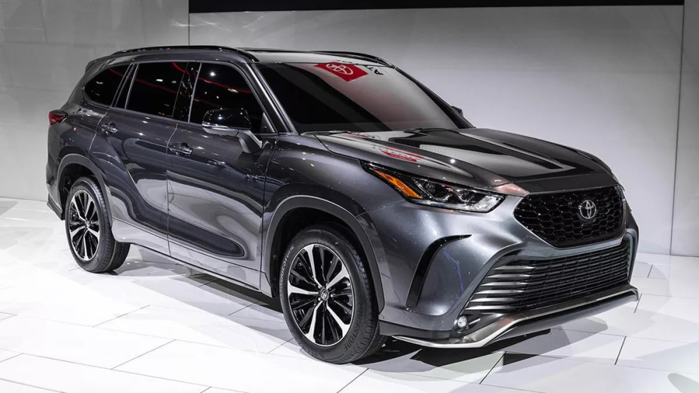 Thiết kế đầu xe của Toyota Highlander XSE Thiết kế đầu xe của Toyota Highlander XSE