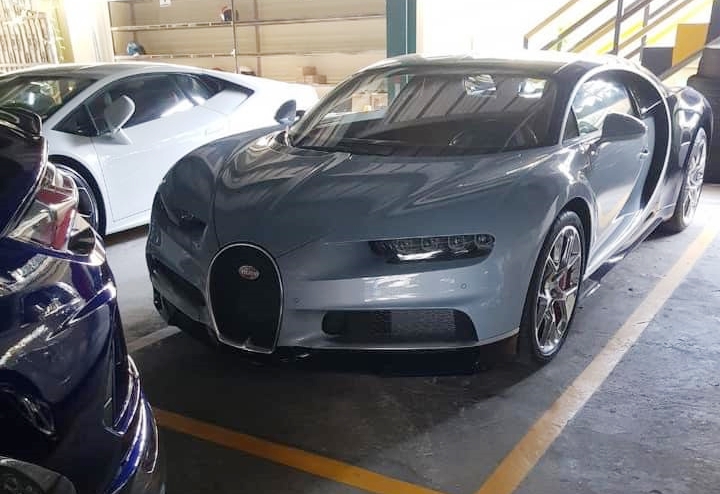 Đ&acirc;y đ&atilde; l&agrave; chiếc Bugatti Chiron thứ 3 được đại gia Campuchia mang về nước